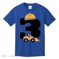  3rd Birthday Construction Gift For Birthday Boy Kids T-Shirt thumb 0