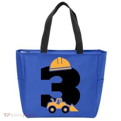  3rd Birthday Construction Gift For Birthday Boy Tote Bag