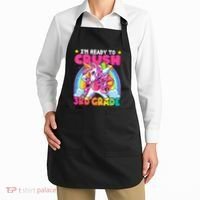 Crush 3rd Grade Dabbing Unicorn Back To School Girl Gift Apron thumb 2