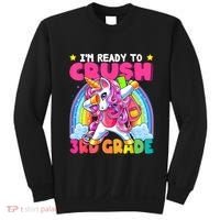 Crush 3rd Grade Dabbing Unicorn Back To School Girl Gift Sweatshirt thumb 0