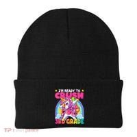Crush 3rd Grade Dabbing Unicorn Back To School Girl Gift Beanie thumb 0
