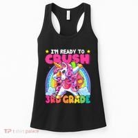 Crush 3rd Grade Dabbing Unicorn Back To School Girl Gift Women's Tank Top thumb 0