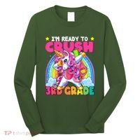 Crush 3rd Grade Dabbing Unicorn Back To School Girl Gift Long Sleeve Shirt thumb 0