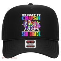Crush 3rd Grade Dabbing Unicorn Back To School Backpack Girl Hat thumb 0