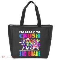 Crush 3rd Grade Dabbing Unicorn Back To School Backpack Girl Tote Bag thumb 0