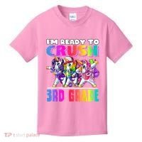 Crush 3rd Grade Dabbing Unicorn Back To School Backpack Girl Kids T-Shirt thumb 0