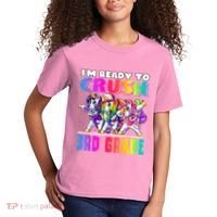 Crush 3rd Grade Dabbing Unicorn Back To School Backpack Girl Kids T-Shirt thumb 2