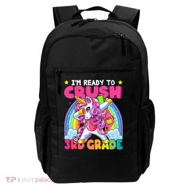 Crush 3rd Grade Dabbing Unicorn Back To School Gift Backpack