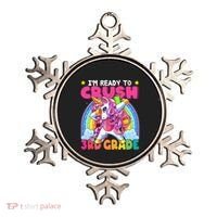 Crush 3rd Grade Dabbing Unicorn Back To School Gift Ornament thumb 0