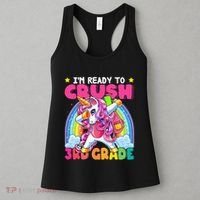 Crush 3rd Grade Dabbing Unicorn Back To School Gift Women's Tank Top thumb 3