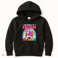 Crush 3rd Grade Dabbing Unicorn Back To School Gift Kids Hoodie thumb 0