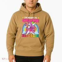 Crush 3rd Grade Dabbing Unicorn Back To School Gift Hoodie thumb 2