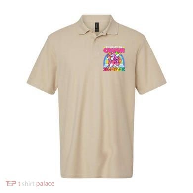 Crush 3rd Grade Dabbing Unicorn Back To School Gift Polo