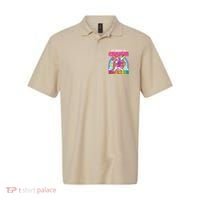 Crush 3rd Grade Dabbing Unicorn Back To School Gift Polo thumb 0