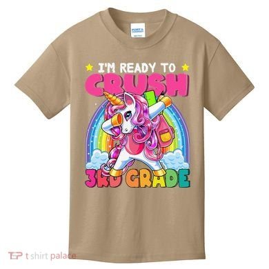 Crush 3rd Grade Dabbing Unicorn Back To School Gift Kids T-Shirt
