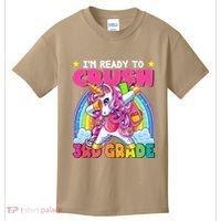 Crush 3rd Grade Dabbing Unicorn Back To School Gift Kids T-Shirt thumb 0