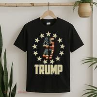 Classic 45 47 Trump American Flag T-Shirt thumb 2
