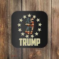 Classic 45 47 Trump American Flag Coaster thumb 0