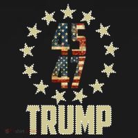 Classic 45 47 Trump American Flag Women's Tank Top thumb 5