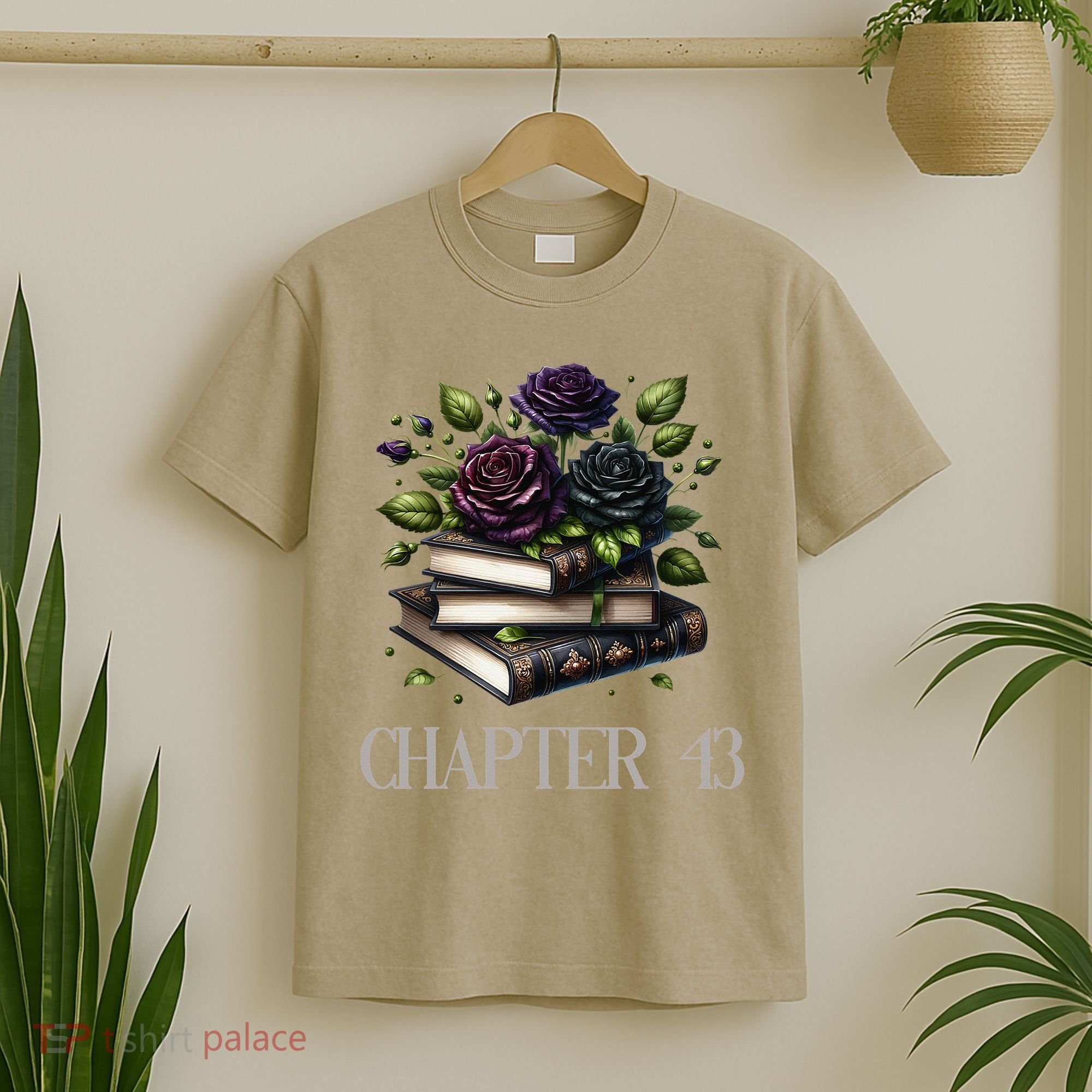 Chapter 43 43rd Birthday Women Book Lovers Dark Romance T-Shirt