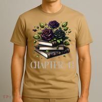 Chapter 43 43rd Birthday Women Book Lovers Dark Romance T-Shirt thumb 3