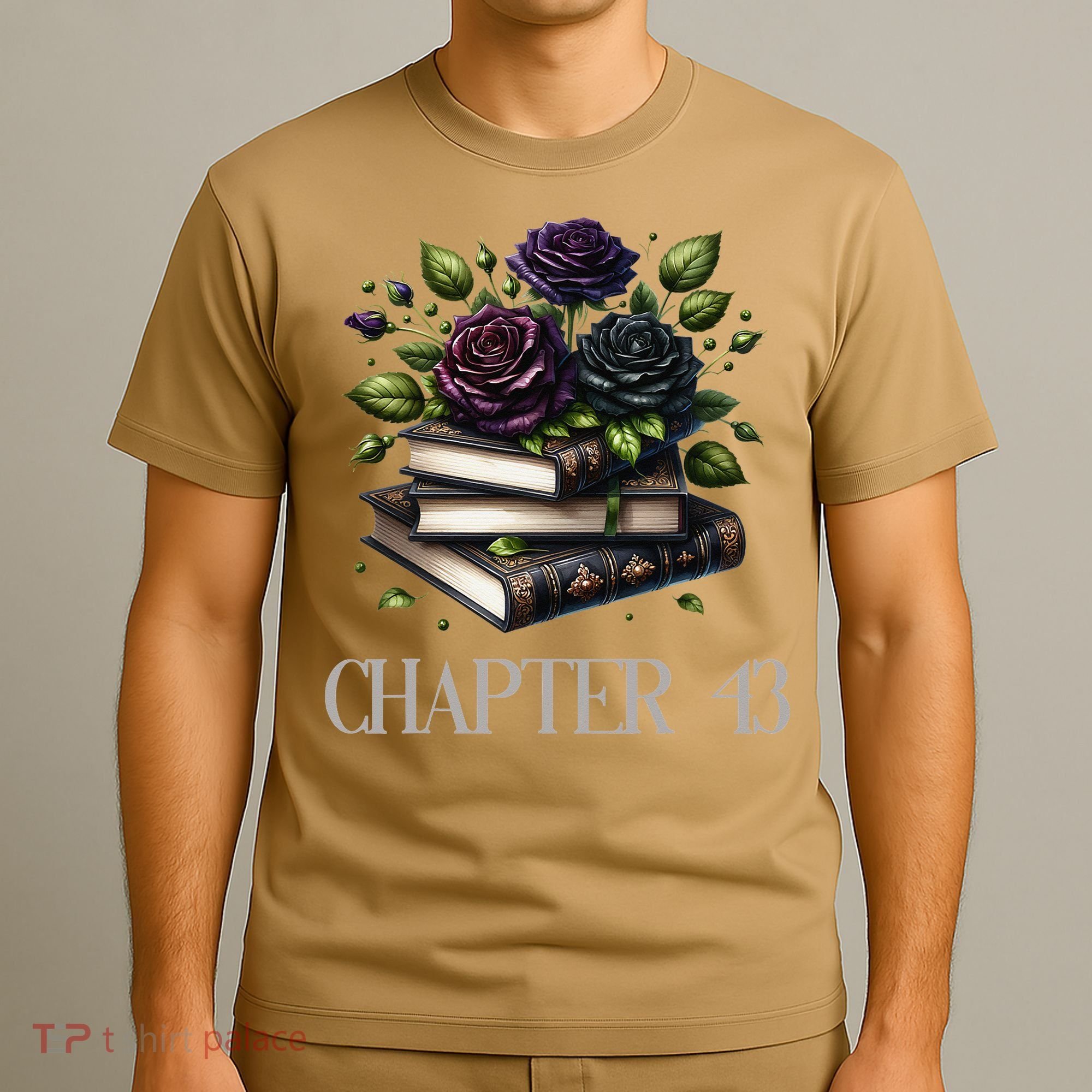Chapter 43 43rd Birthday Women Book Lovers Dark Romance T-Shirt