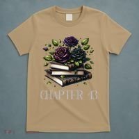 Chapter 43 43rd Birthday Women Book Lovers Dark Romance T-Shirt thumb 5