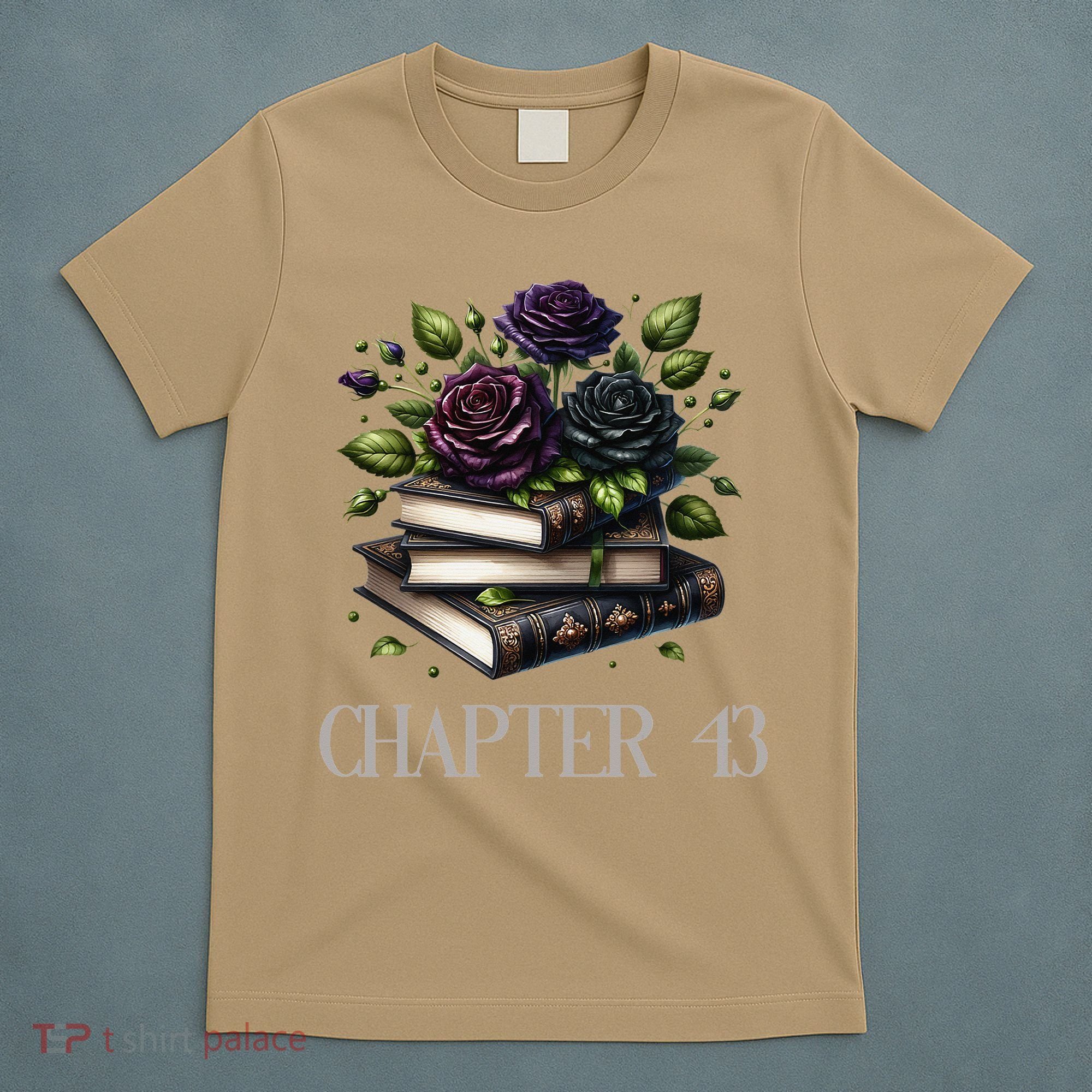 Chapter 43 43rd Birthday Women Book Lovers Dark Romance T-Shirt