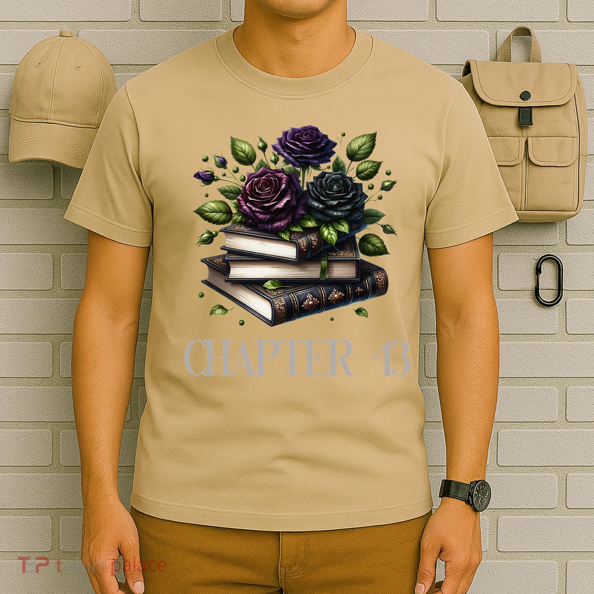Chapter 43 43rd Birthday Women Book Lovers Dark Romance T-Shirt