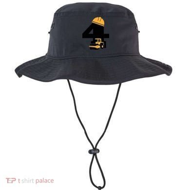  4th Birthday Construction Gift For Birthday Boy Bucket Hat