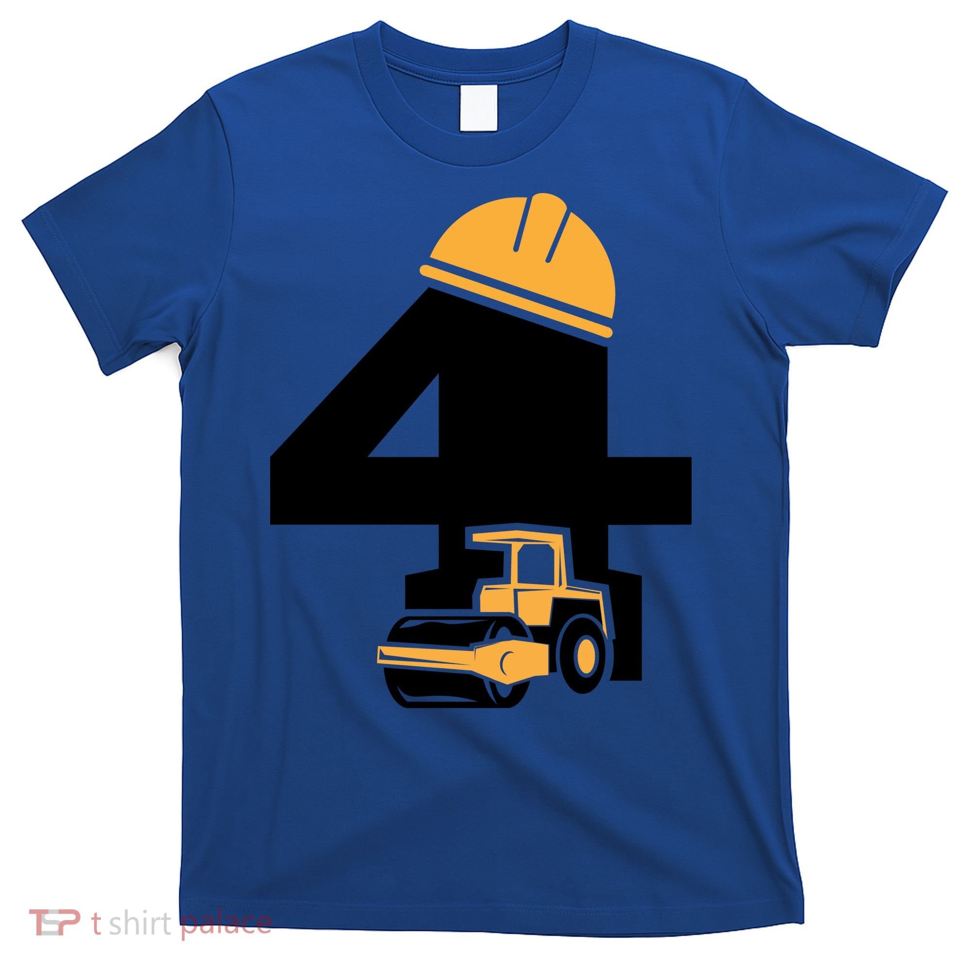  4th Birthday Construction Gift For Birthday Boy T-Shirt