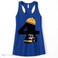  4th Birthday Construction Gift For Birthday Boy Women's Tank Top thumb 0