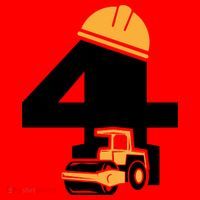  4th Birthday Construction Gift For Birthday Boy Santa Hat thumb 1