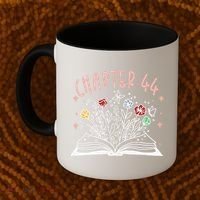 Chapter 44th Birthday Bookworm 44 Years Old For Book Loves Coffee Mug thumb 2