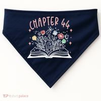 Chapter 44th Birthday Bookworm 44 Years Old For Book Loves USA-Made Doggie Bandana thumb 0