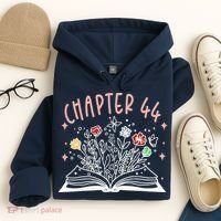 Chapter 44th Birthday Bookworm 44 Years Old For Book Loves Hoodie thumb 4