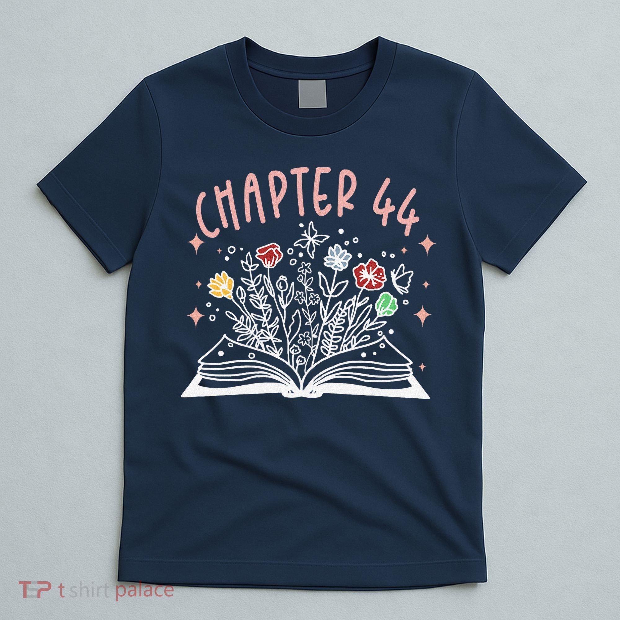 Chapter 44th Birthday Bookworm 44 Years Old For Book Loves T-Shirt