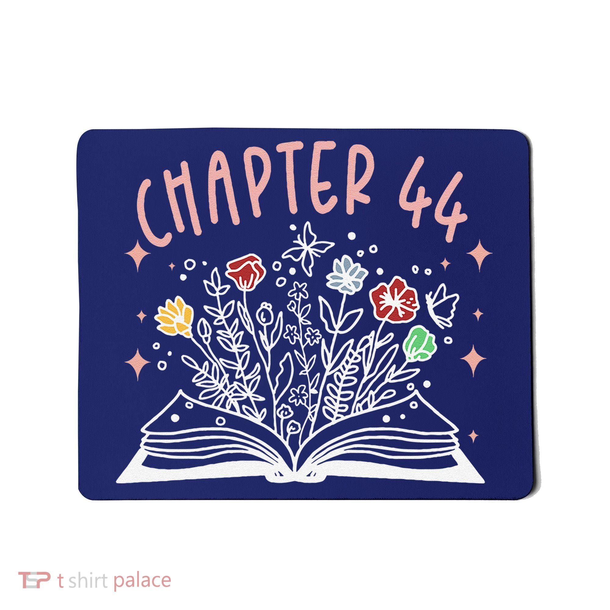 Chapter 44th Birthday Bookworm 44 Years Old For Book Loves Mousepad