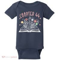 Chapter 44th Birthday Bookworm 44 Years Old For Book Loves Baby Bodysuit thumb 0