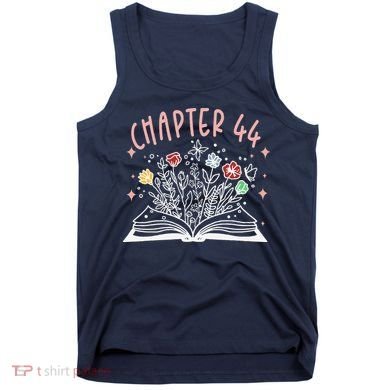 Chapter 44th Birthday Bookworm 44 Years Old For Book Loves Tank Top