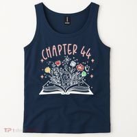 Chapter 44th Birthday Bookworm 44 Years Old For Book Loves Tank Top thumb 2