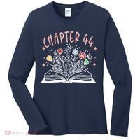 Chapter 44th Birthday Bookworm 44 Years Old For Book Loves Women's Long Sleeve Shirt thumb 0