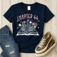 Chapter 44th Birthday Bookworm 44 Years Old For Book Loves Women's T-Shirt thumb 3