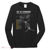 Ch 47 Chinook Helicopter Long Sleeve Shirt thumb 0