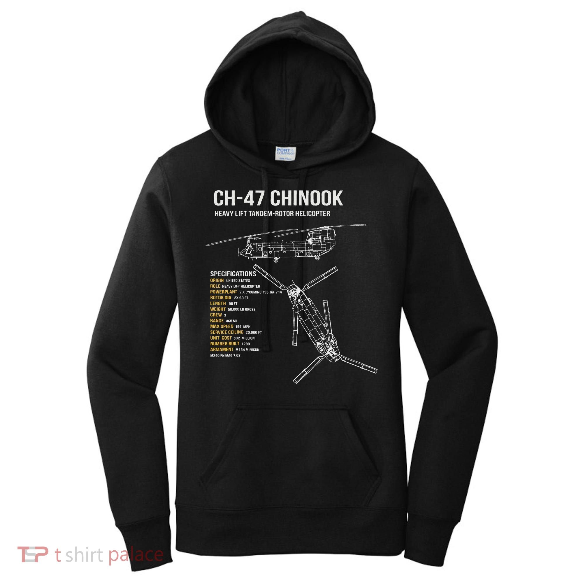 Ch 47 Chinook Helicopter Women's Hoodie