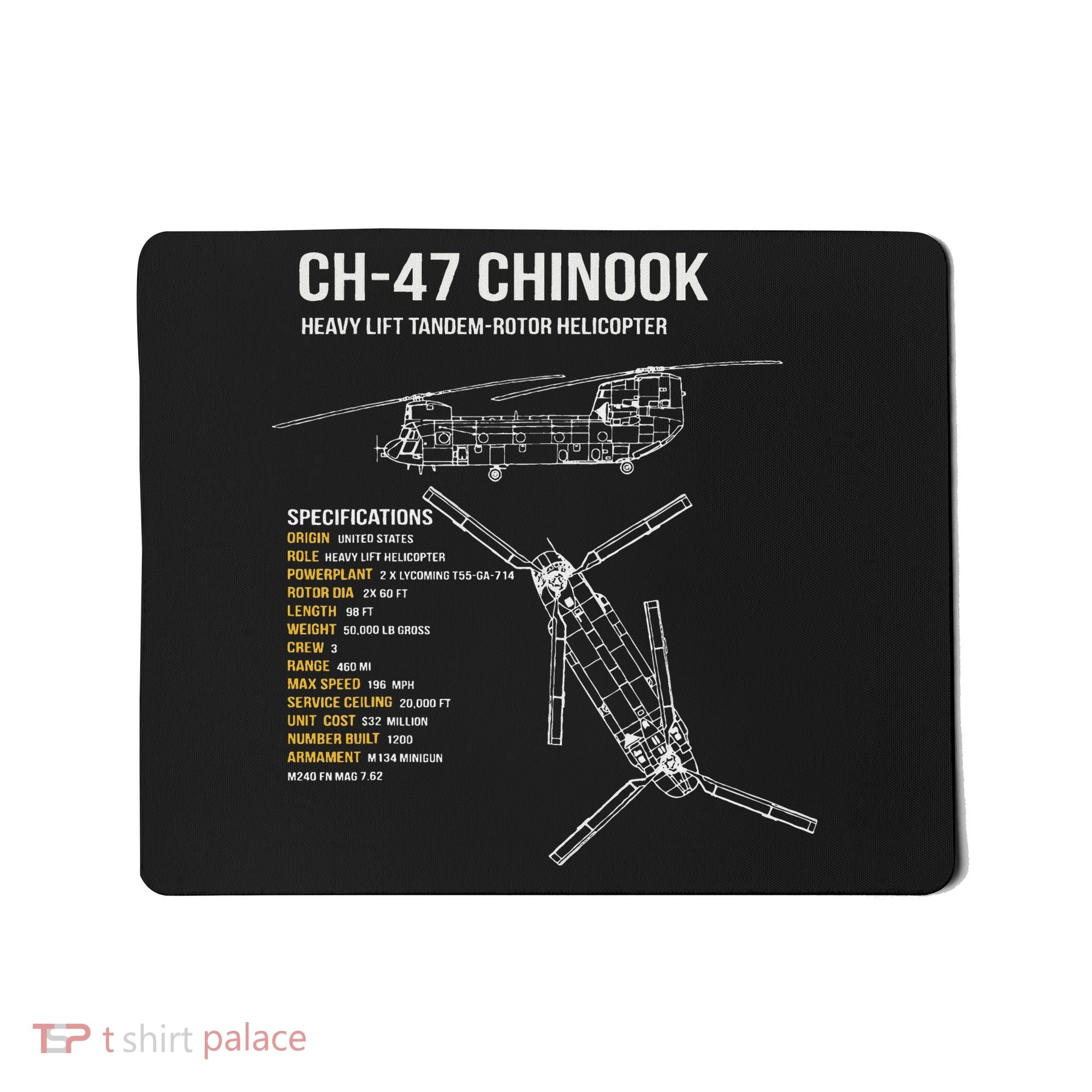 Ch 47 Chinook Helicopter Mousepad
