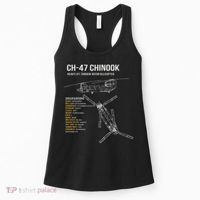 Ch 47 Chinook Helicopter Women's Tank Top