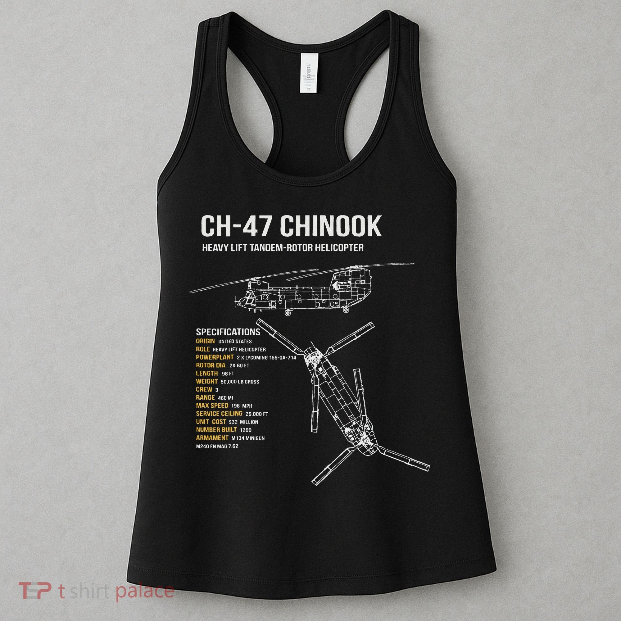 Ch 47 Chinook Helicopter Women's Tank Top
