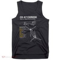 Ch 47 Chinook Helicopter Tank Top thumb 0