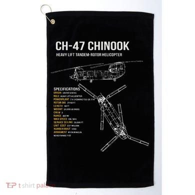 Ch 47 Chinook Helicopter Golf Towel